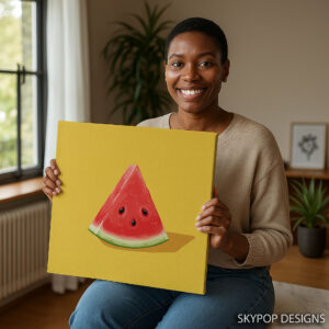 Watermelon Slice Art