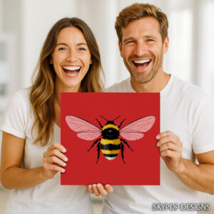 Bee Art Poster or Canvas