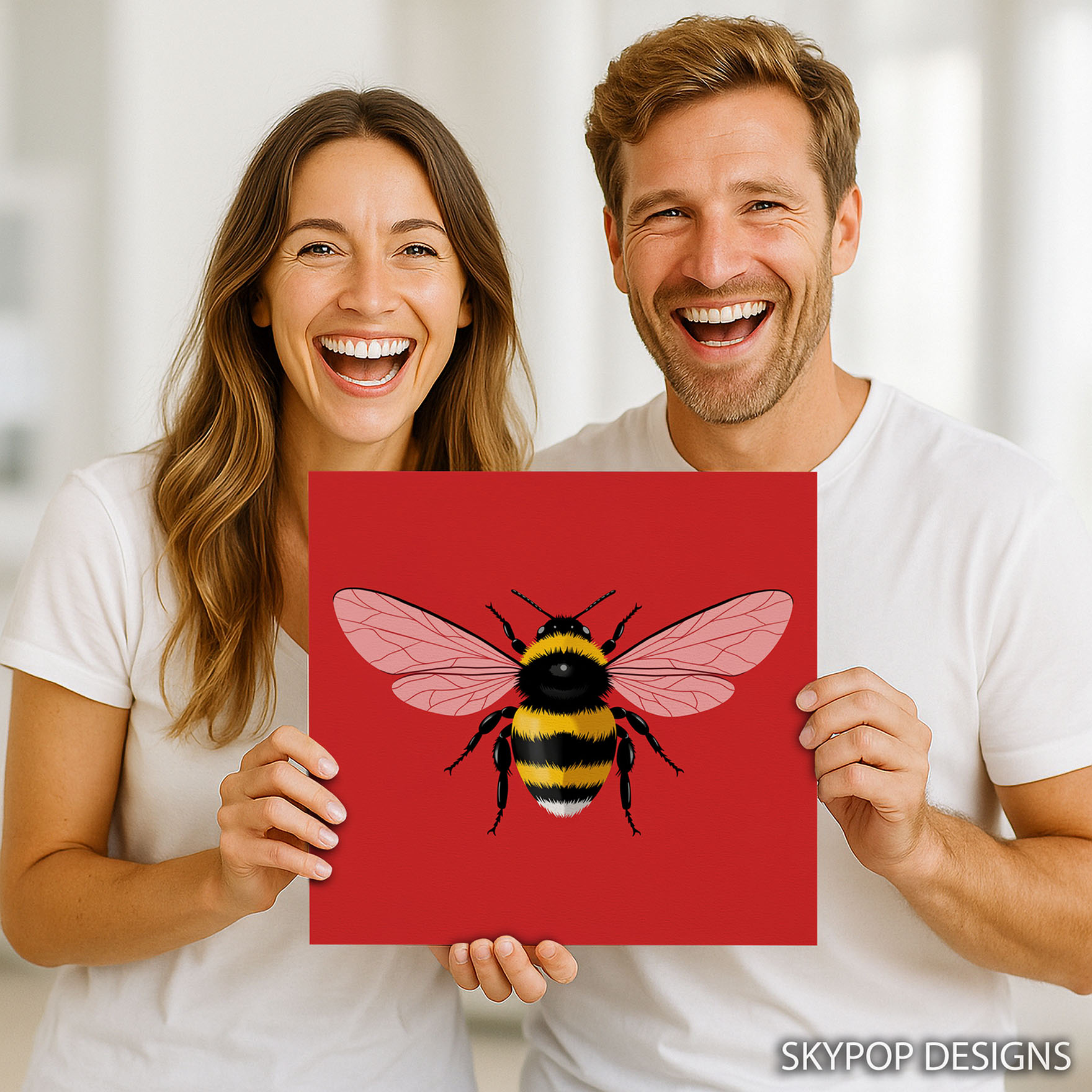 3.jpg Bee Art Poster or Canvas