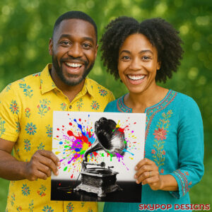 Vintage Gramophone Art