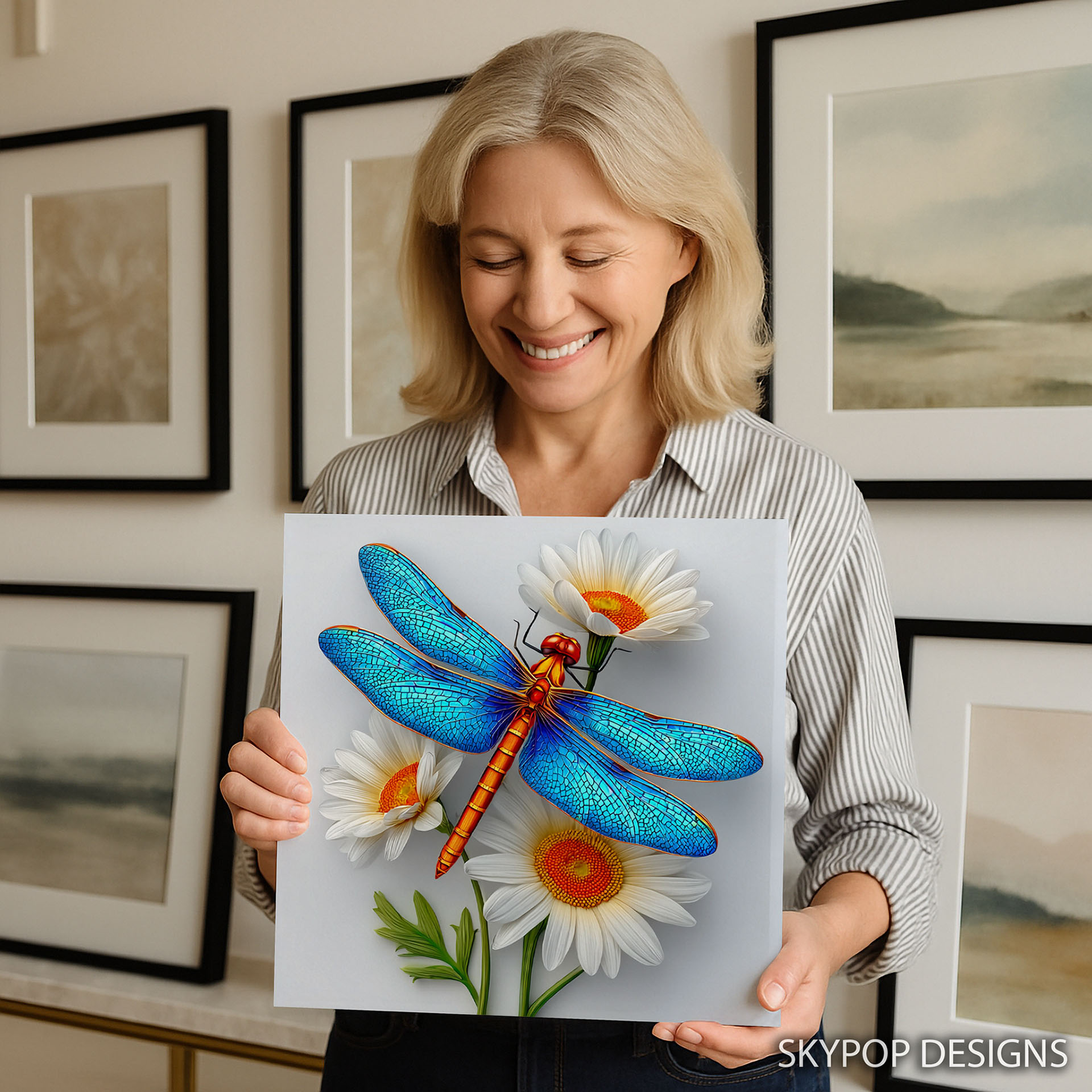 3.jpg Dragonfly Daisy Art