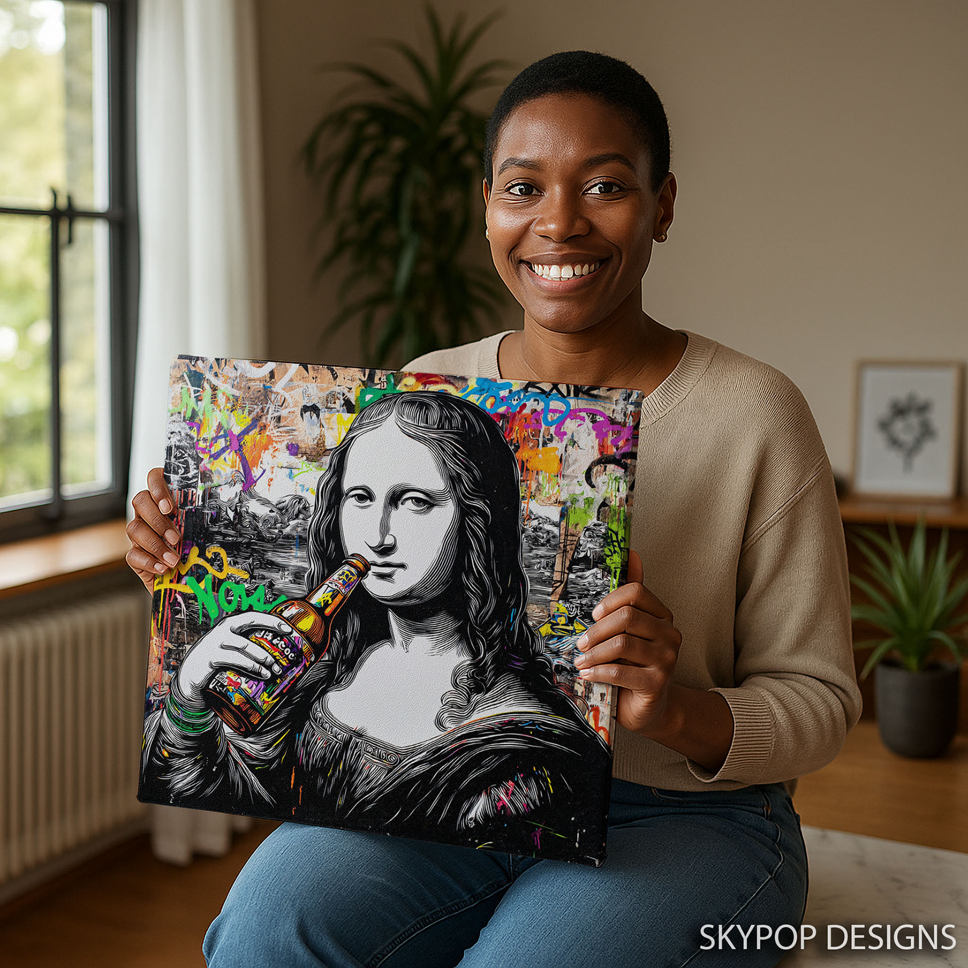 3.jpg Mona Lisa Beer Break Art