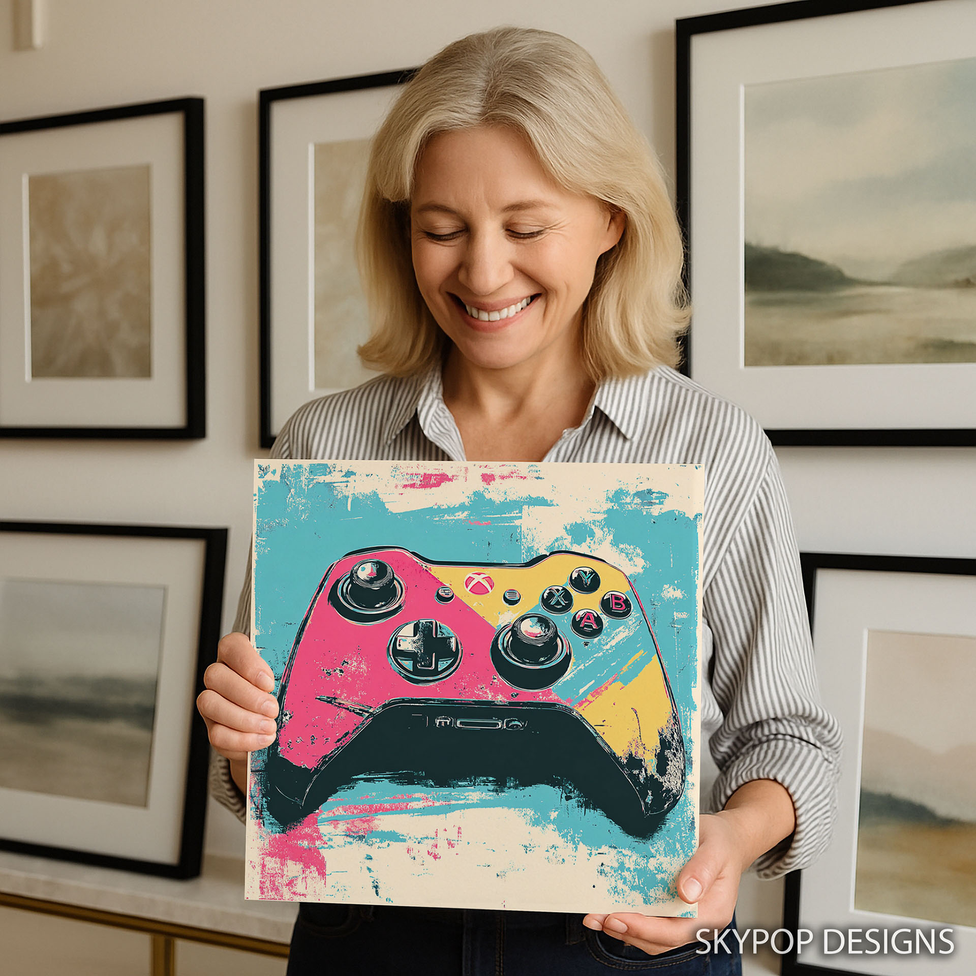 3.jpg Retro Game Controller Art