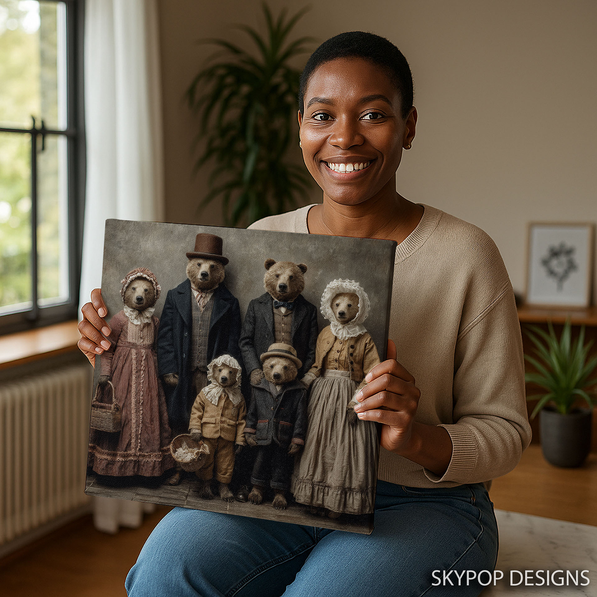 3.jpg Bear Family Portrait Art