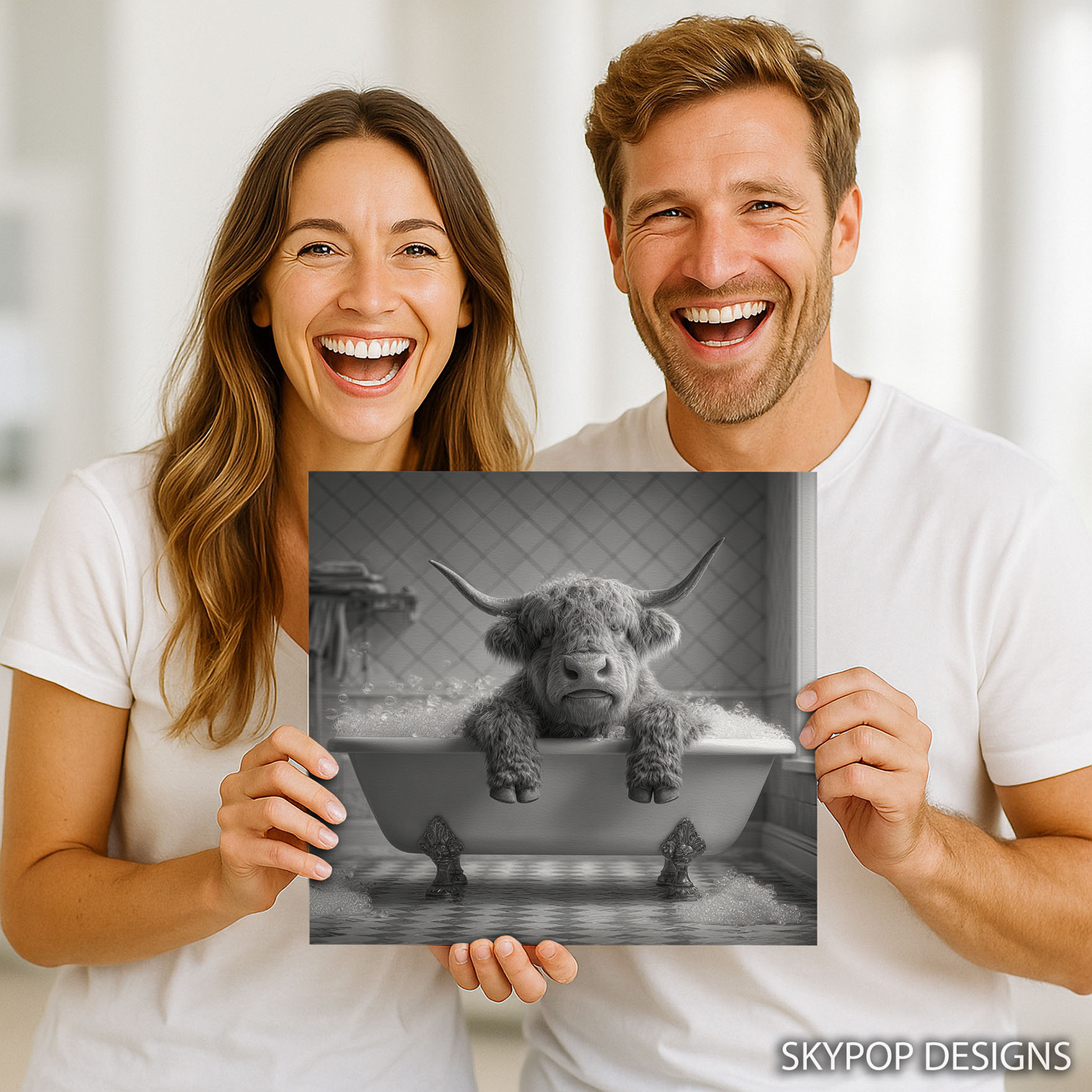 3.jpg Highland Cow Bath Art