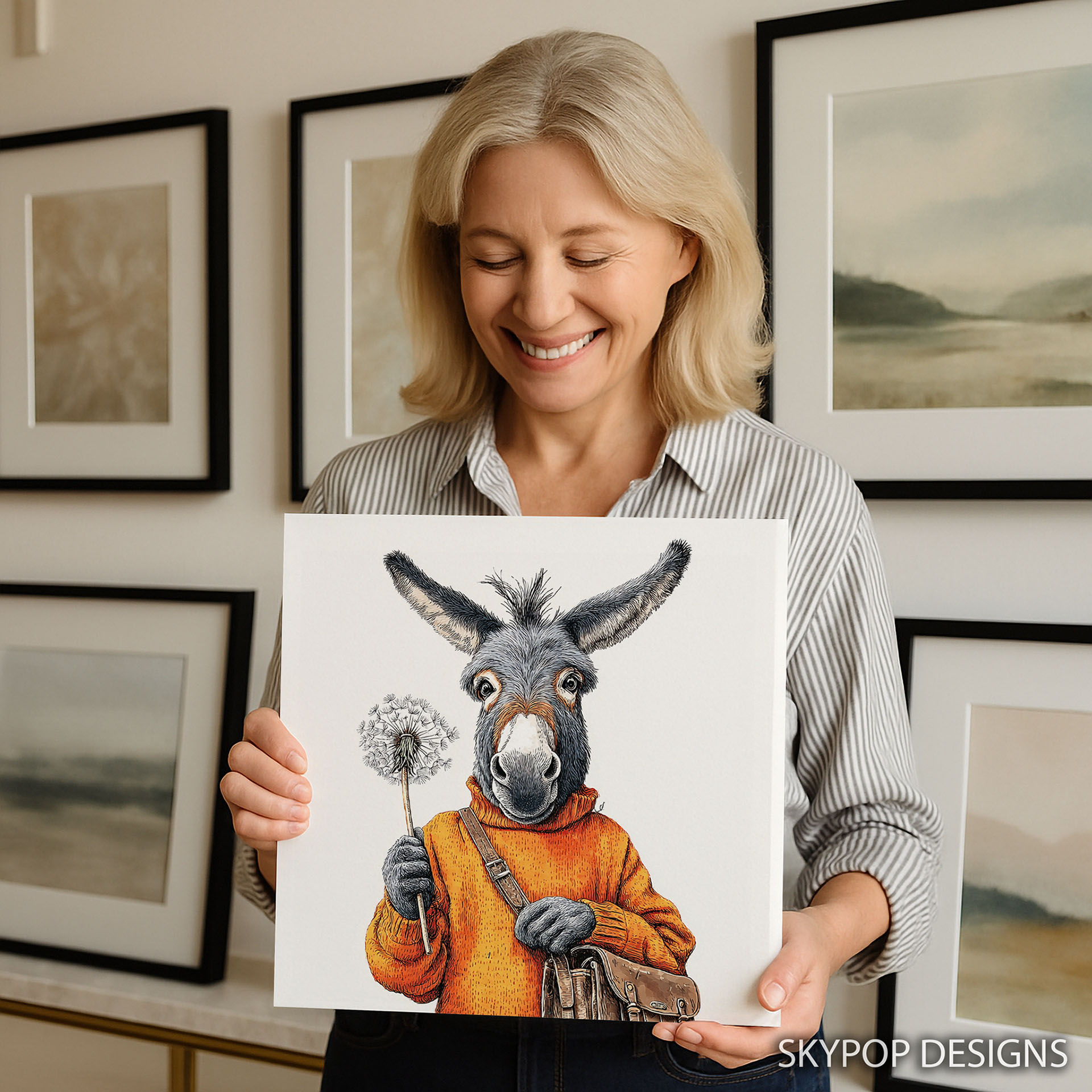 3.jpg Donkey Dandelion Art