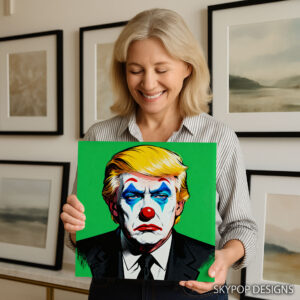 Donald Trump Joker Face Art