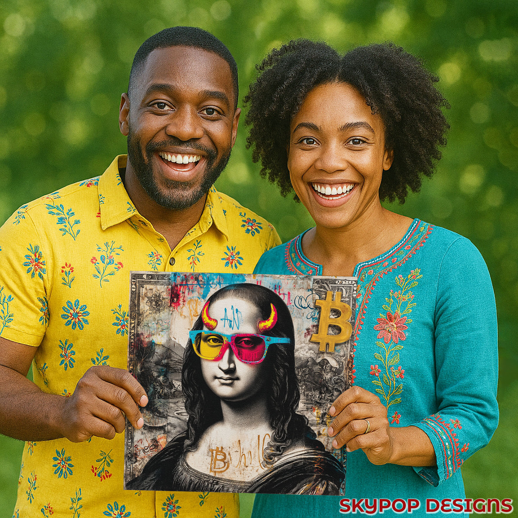 3.jpg Mona Lisa Bitcoin Art