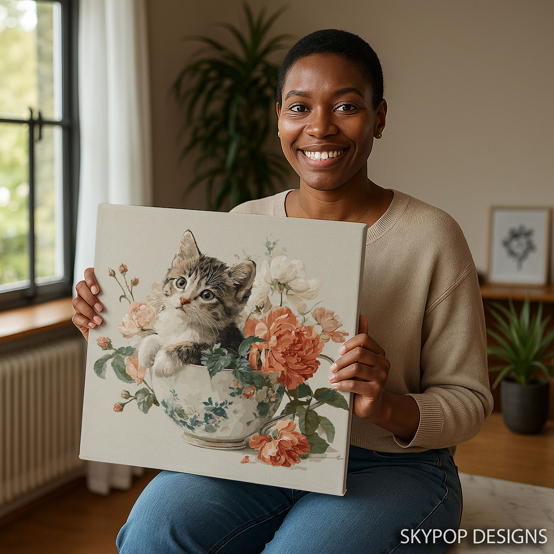 3.jpg Kitten Teacup Art