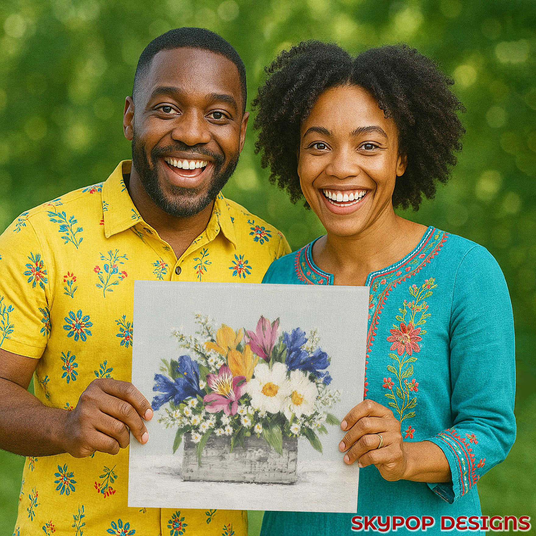 3.jpg Vibrant Garden Blooms Art