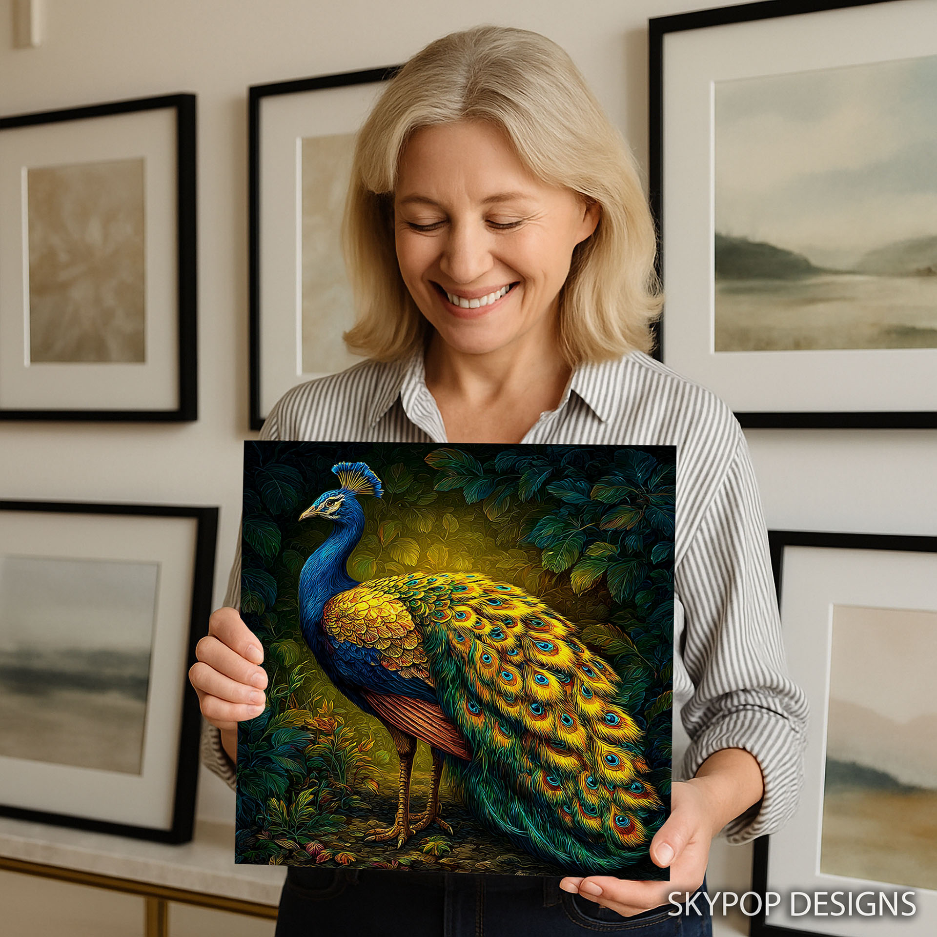 3.jpg Peacock Bird Art