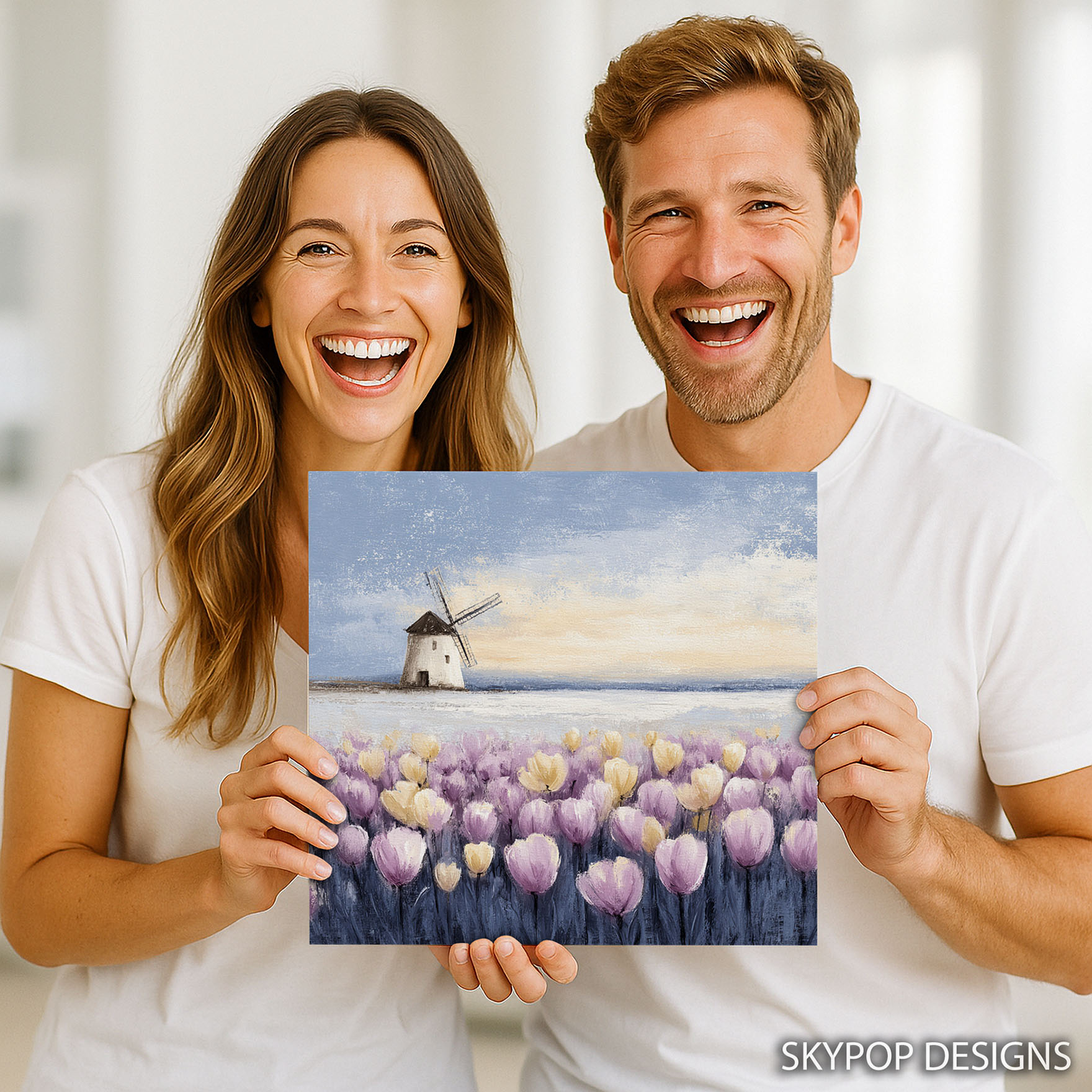 3.jpg Tulip Field Windmill Art