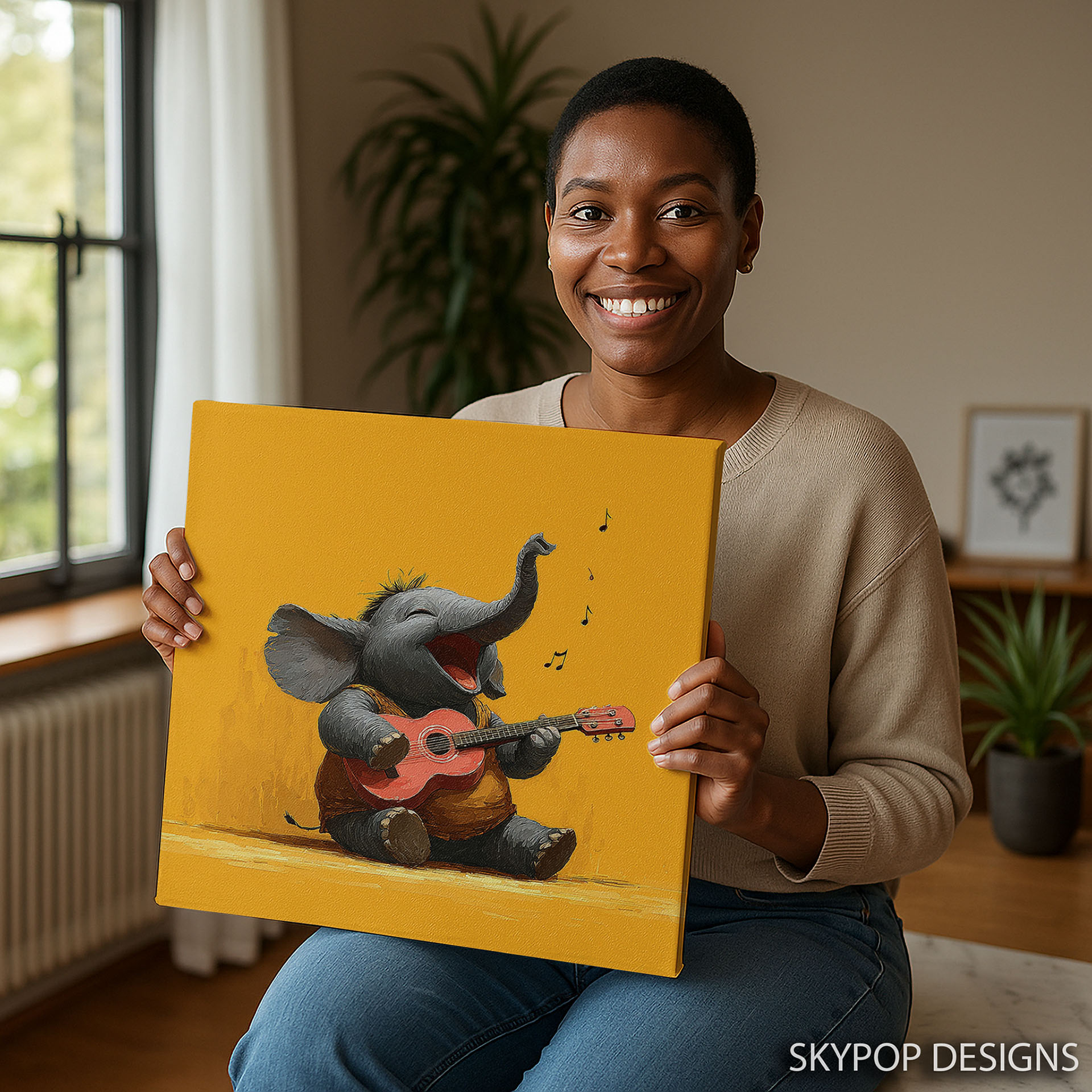 3.jpg Elephant Music Jam Session Art