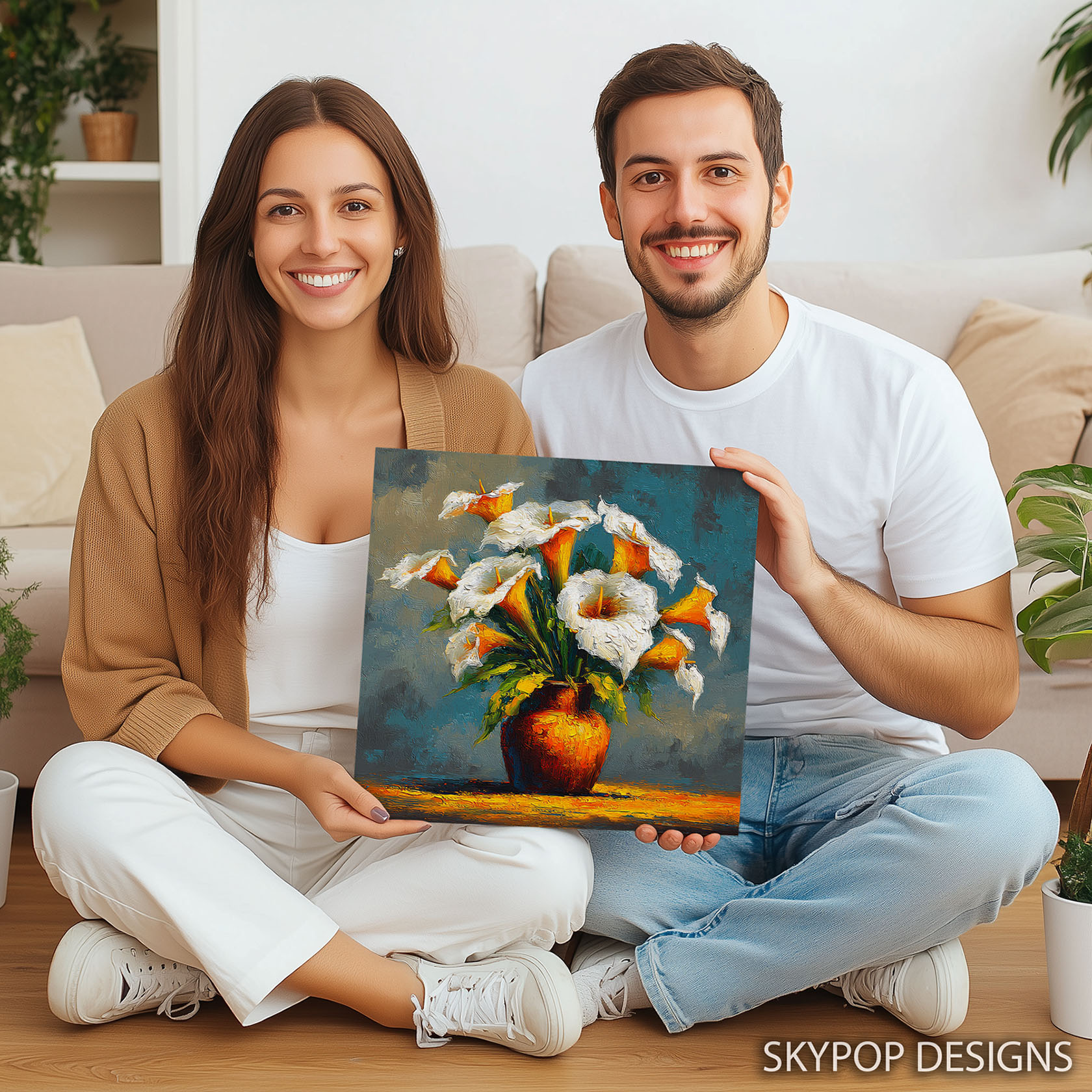 3.jpg Calla Lily Vase Art