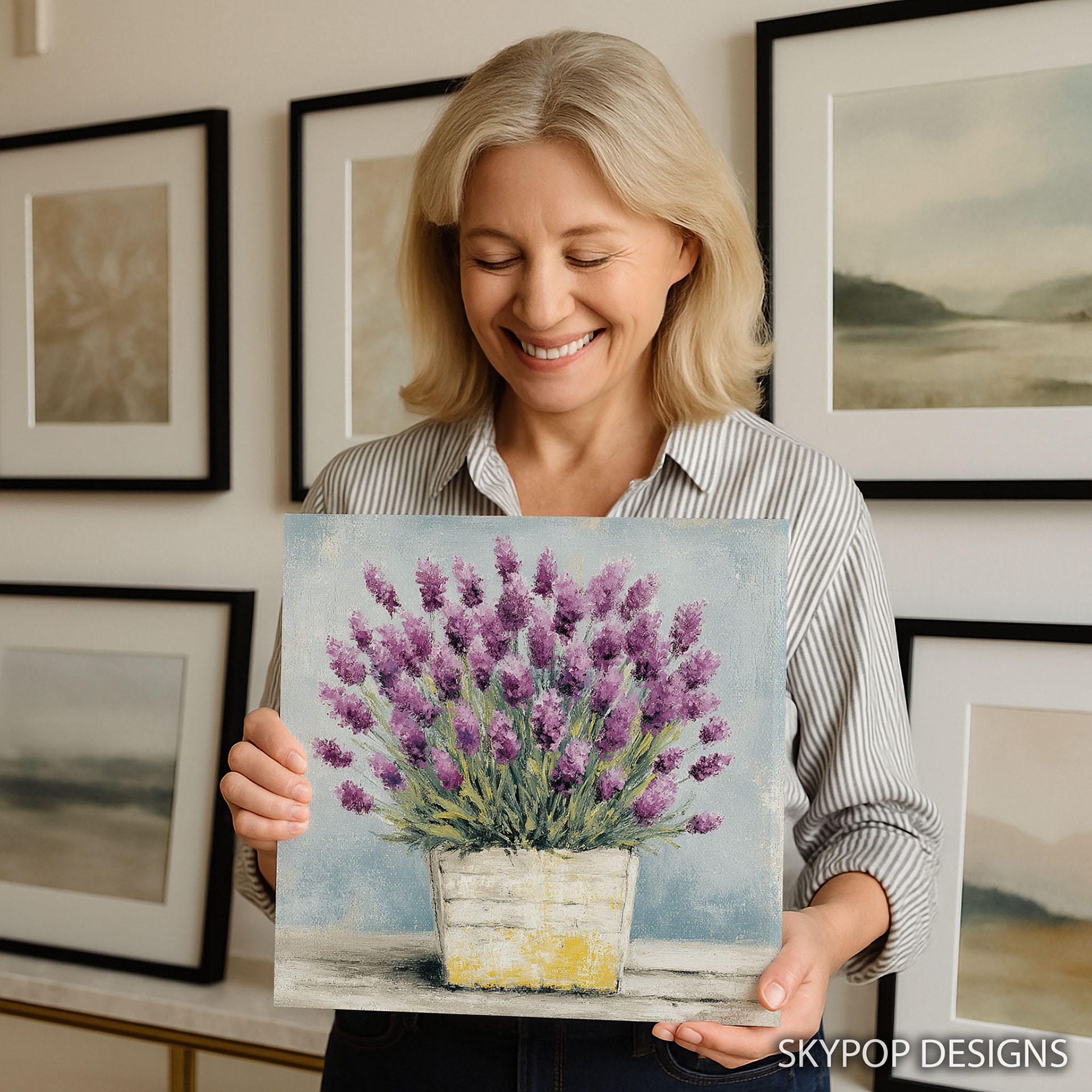 3.jpg Lavender Bloom Pot Art