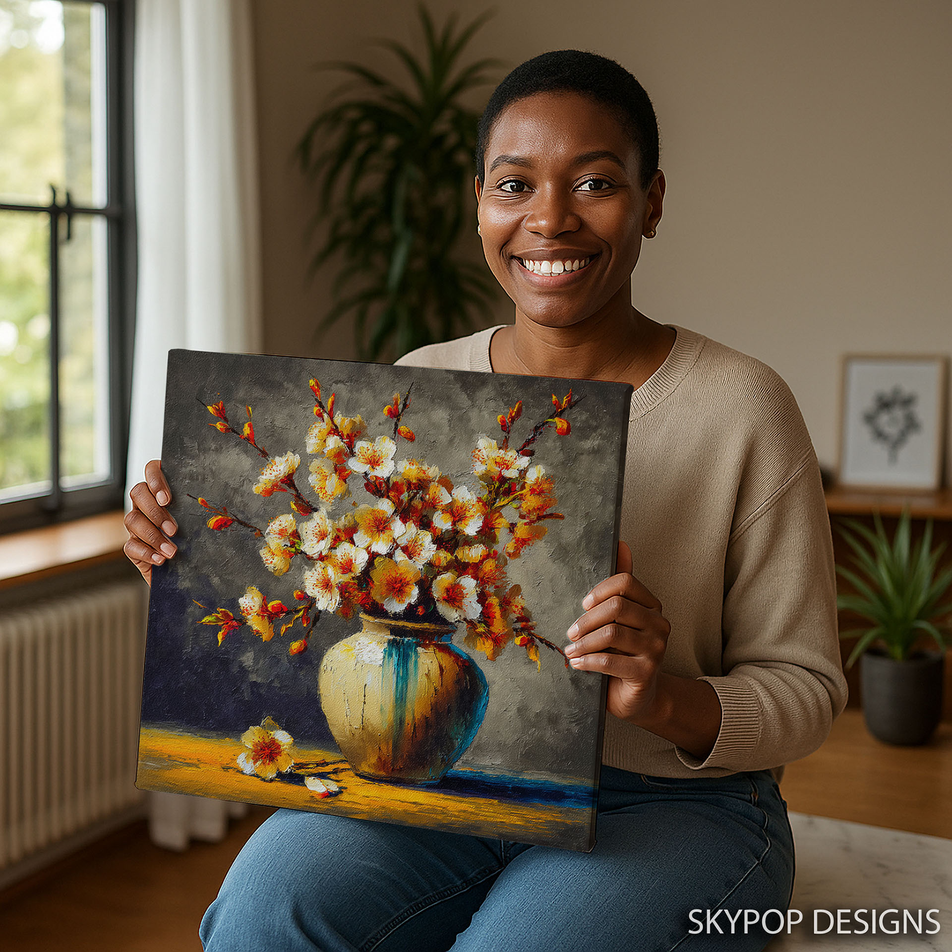 3.jpg Cherry Blossom Vase Art