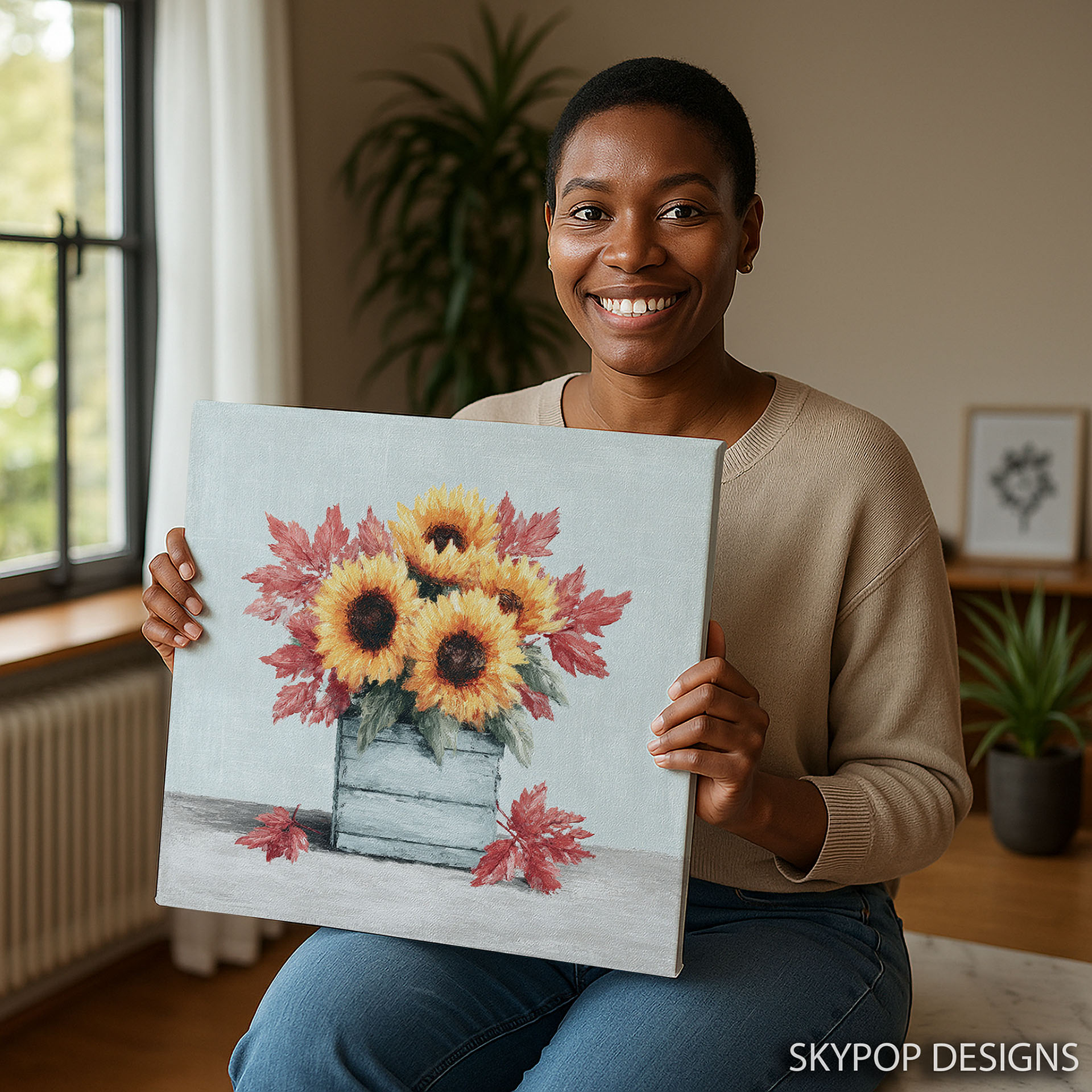 3.jpg Sunflower Jar Art