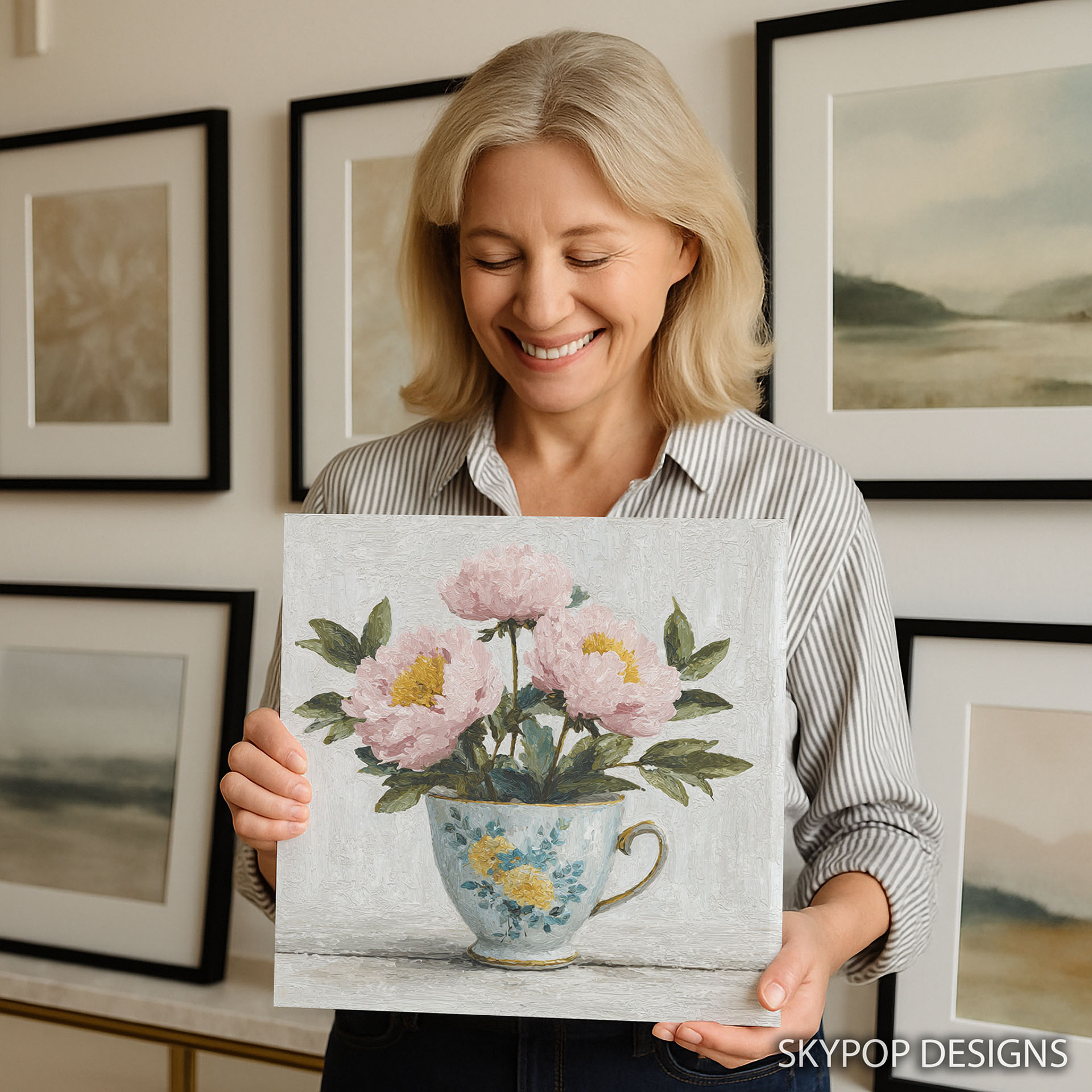 3.jpg Pink Peony Teacup Art