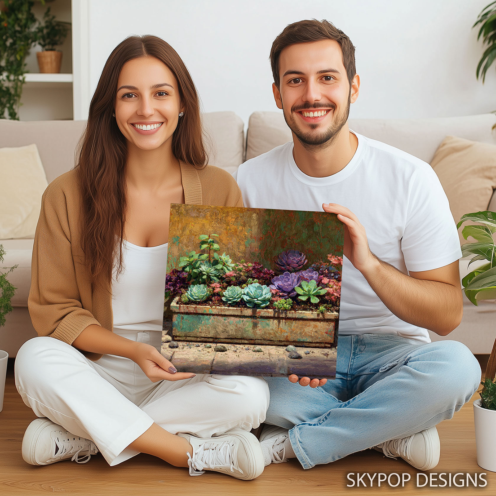 3.jpg Succulent Garden Planter Art