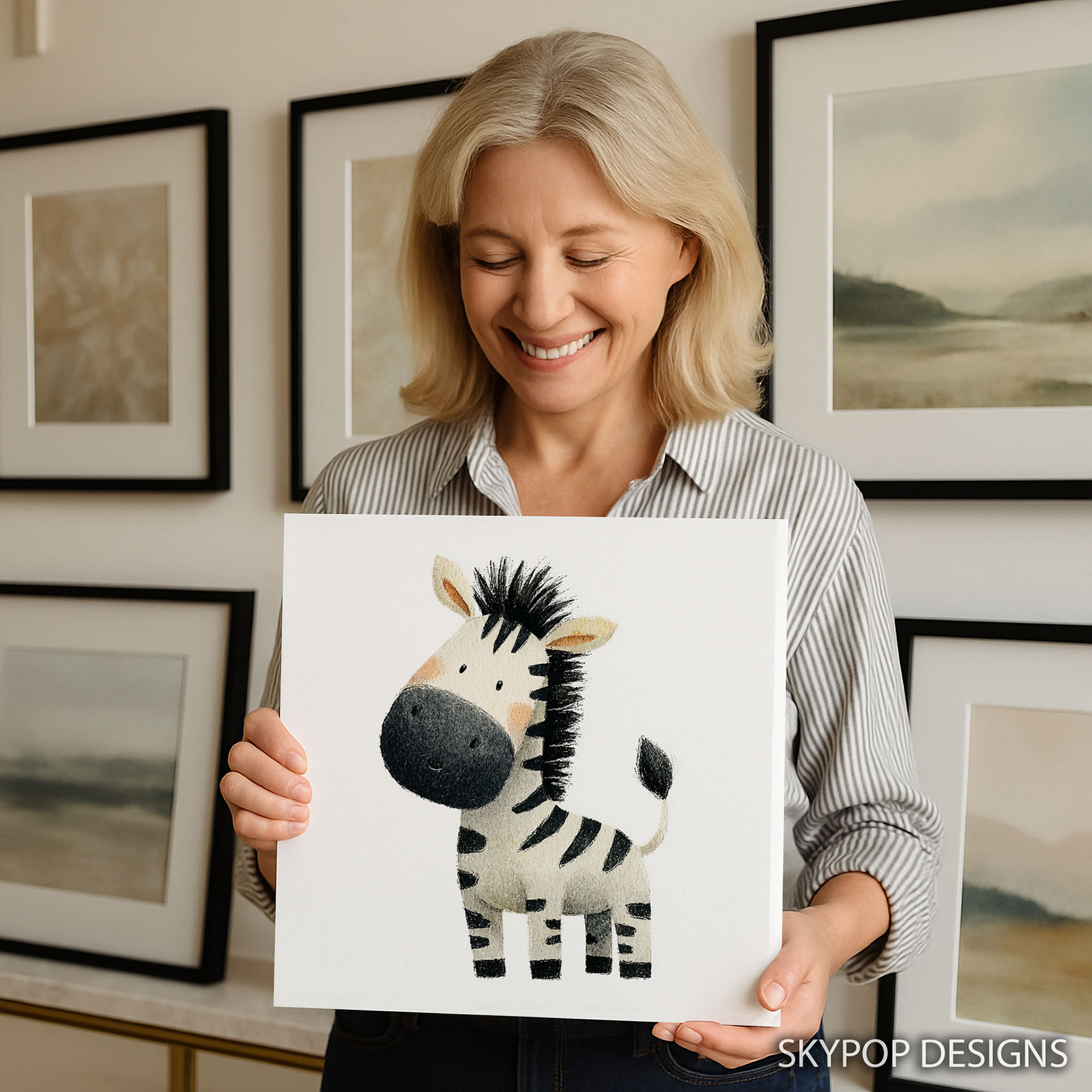 3.jpg Zebra Friendship Art