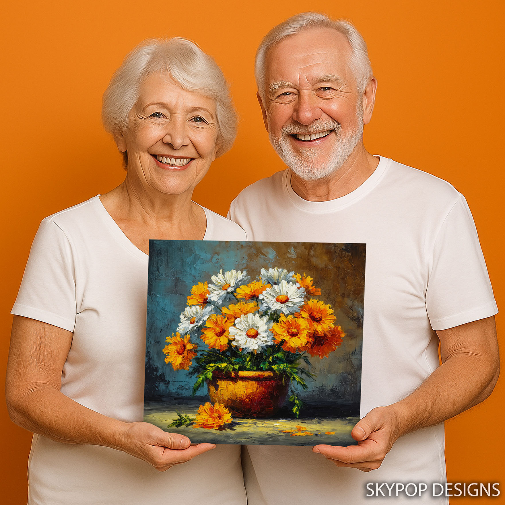 3.jpg Vibrant Daisy Bouquet Art