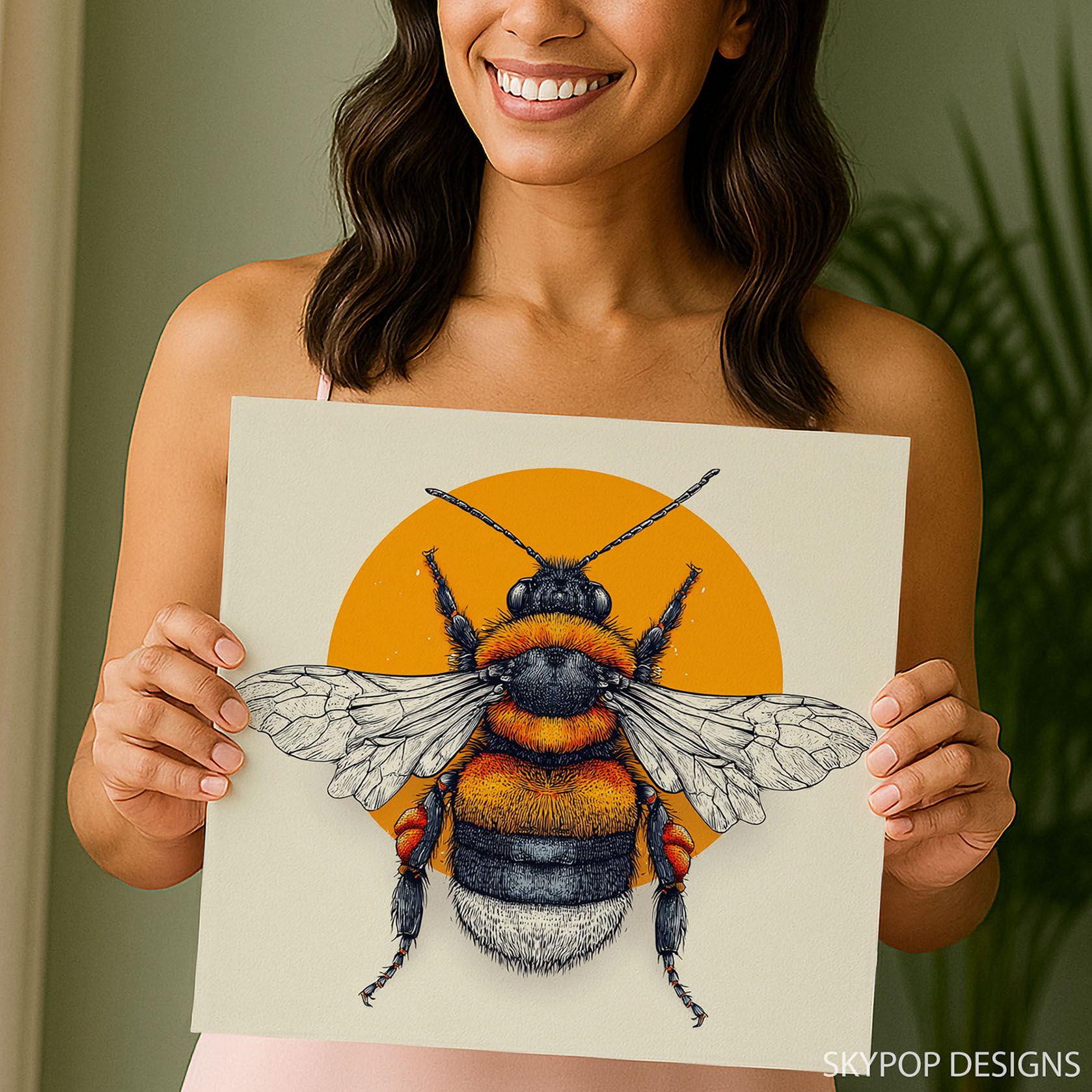 3.jpg Bumble Bee Sun Art