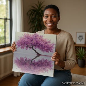 Cherry Blossom Tree Art