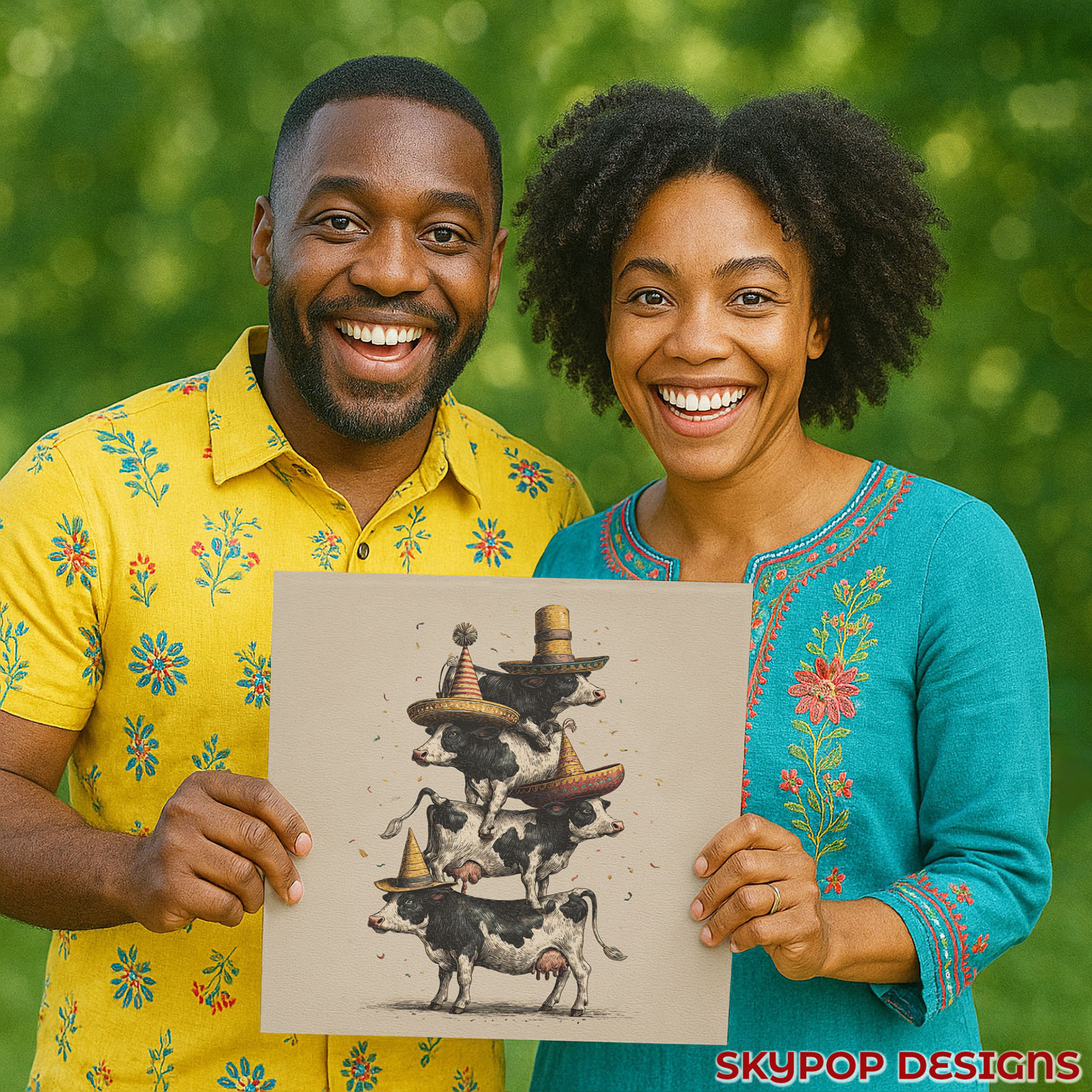 3.jpg Highland Cow Fiesta Art