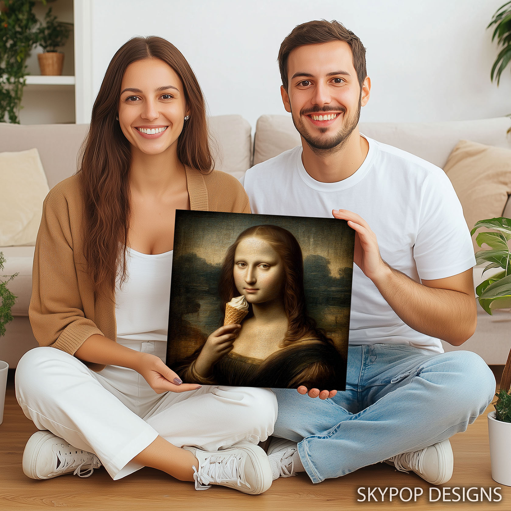 3.jpg Mona Lisa Ice Cream Art