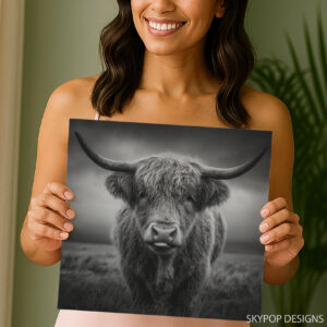 Highland Cow Art
