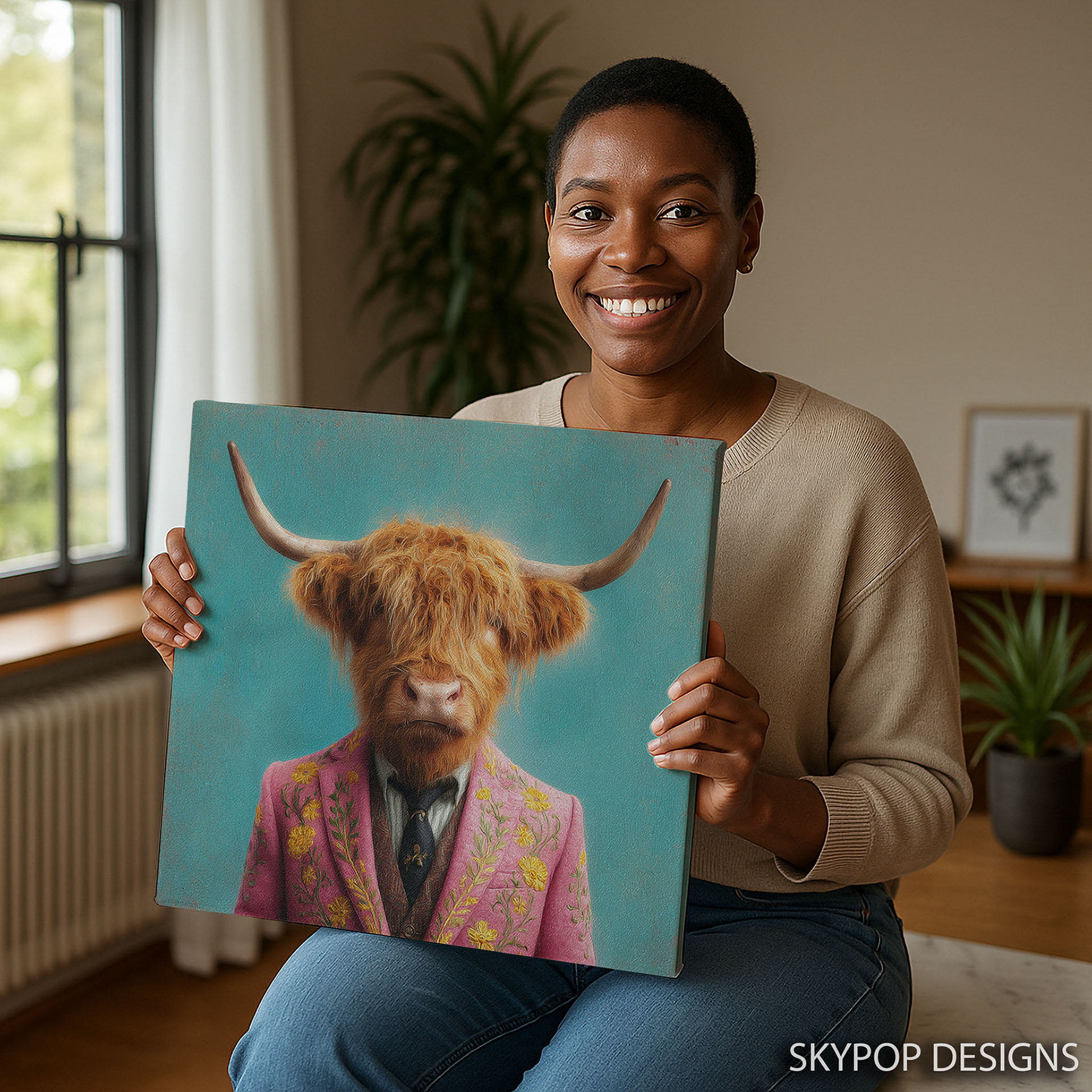 3.jpg Highland Cow Art