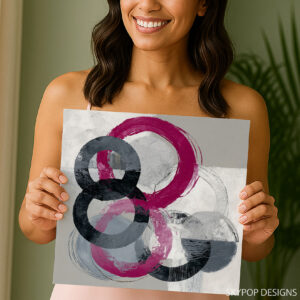 Abstract Circles Art