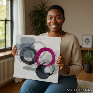 Abstract Circles Art