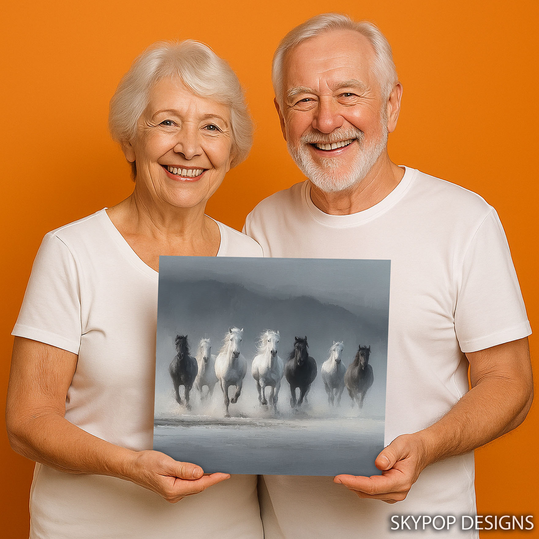 3.jpg Horse Herd Gallop Art