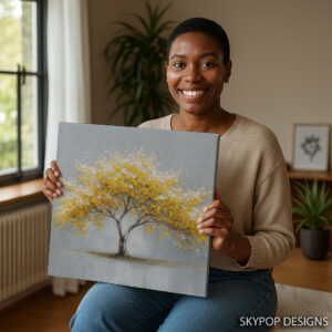 Golden Tree of Life Art