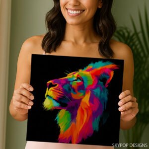 Lion Pop Art