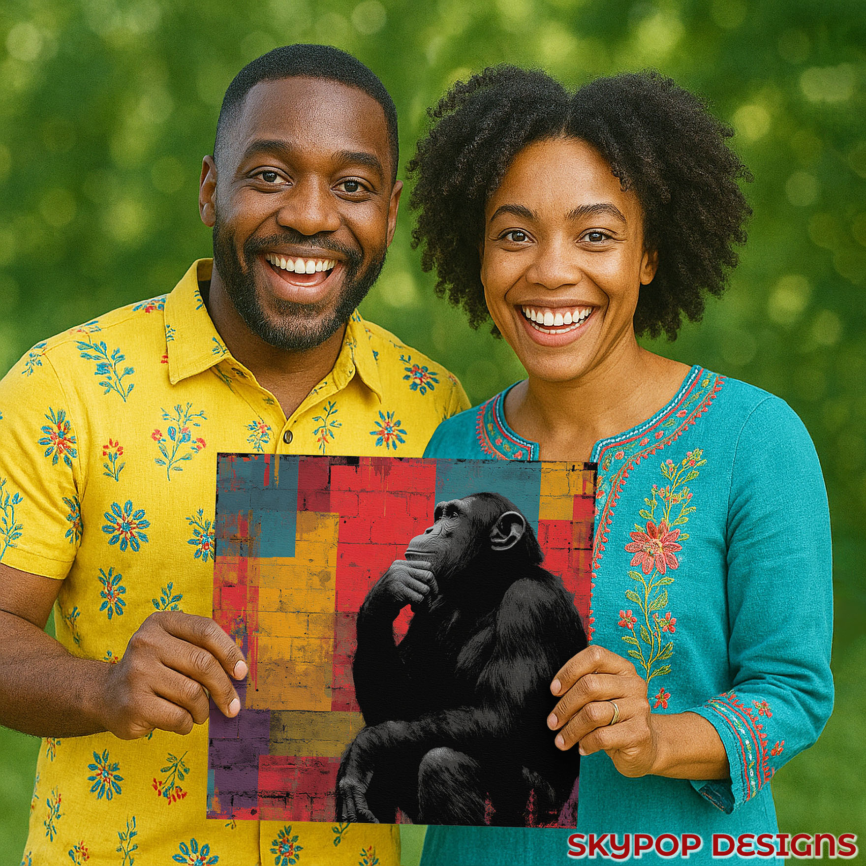 3.jpg Chimpanzee Art