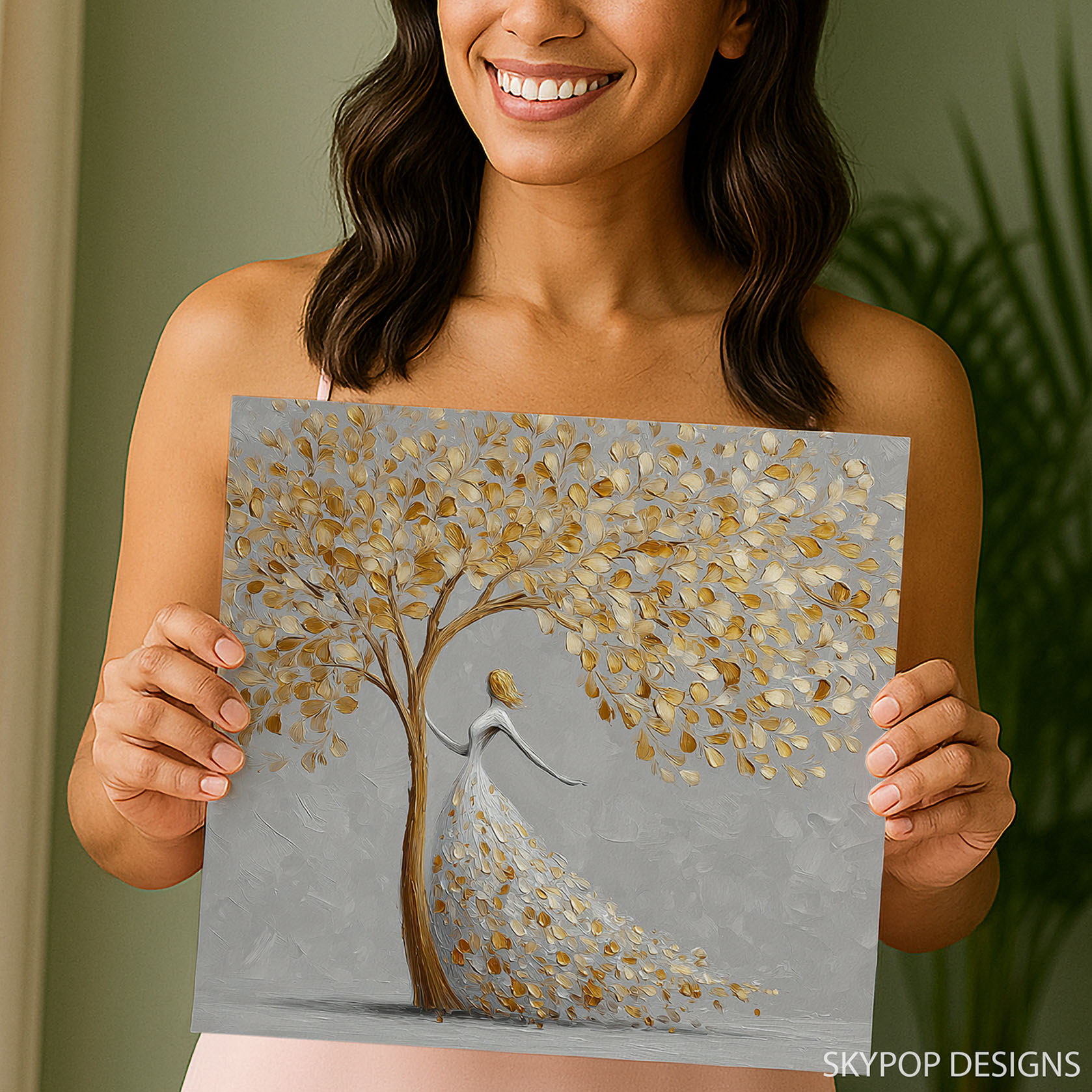 3.jpg Golden Tree Woman Art