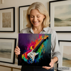 Guitar Explosion Art