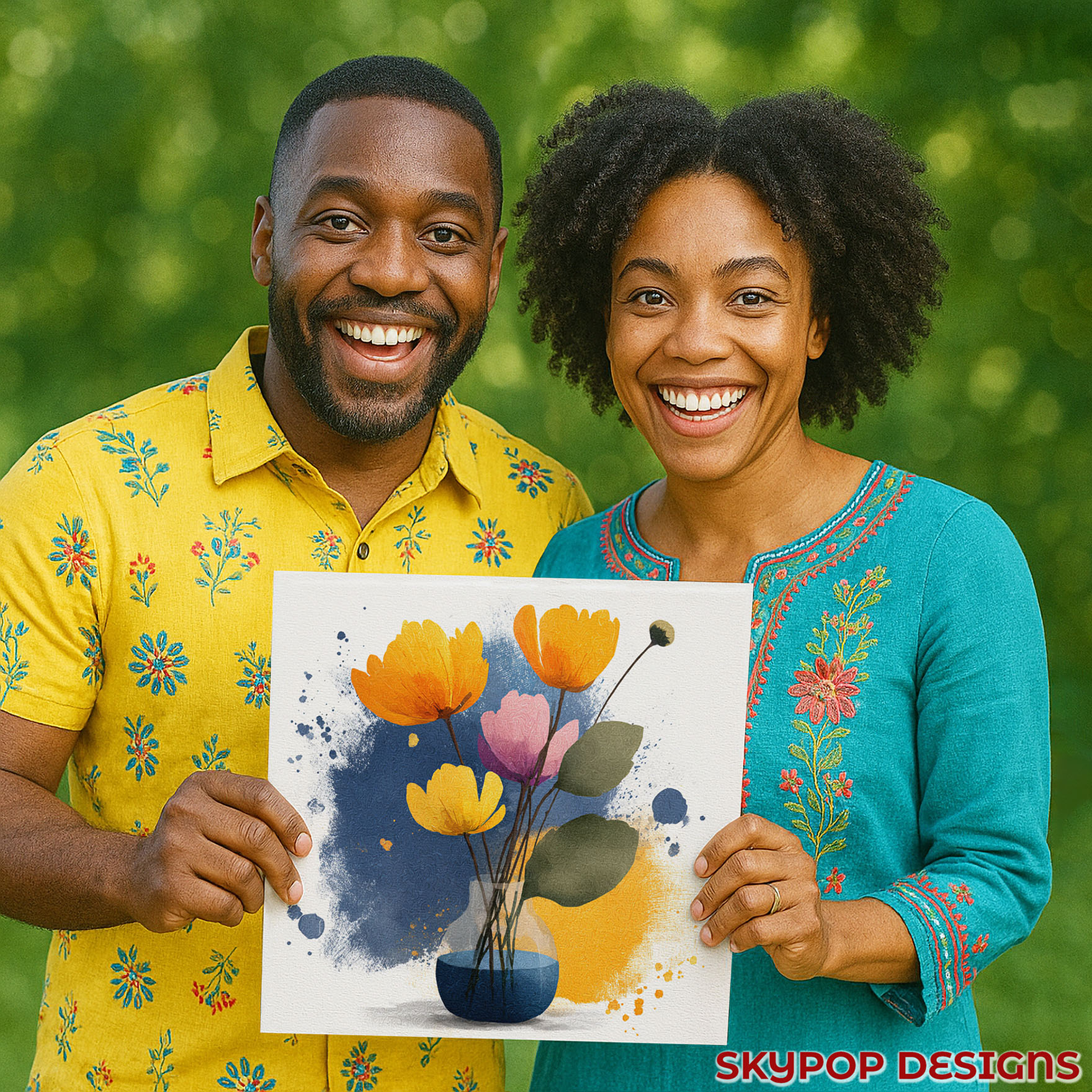 3.jpg Poppy Bouquet Art