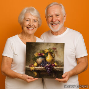 Harvest Bounty Still Life Art