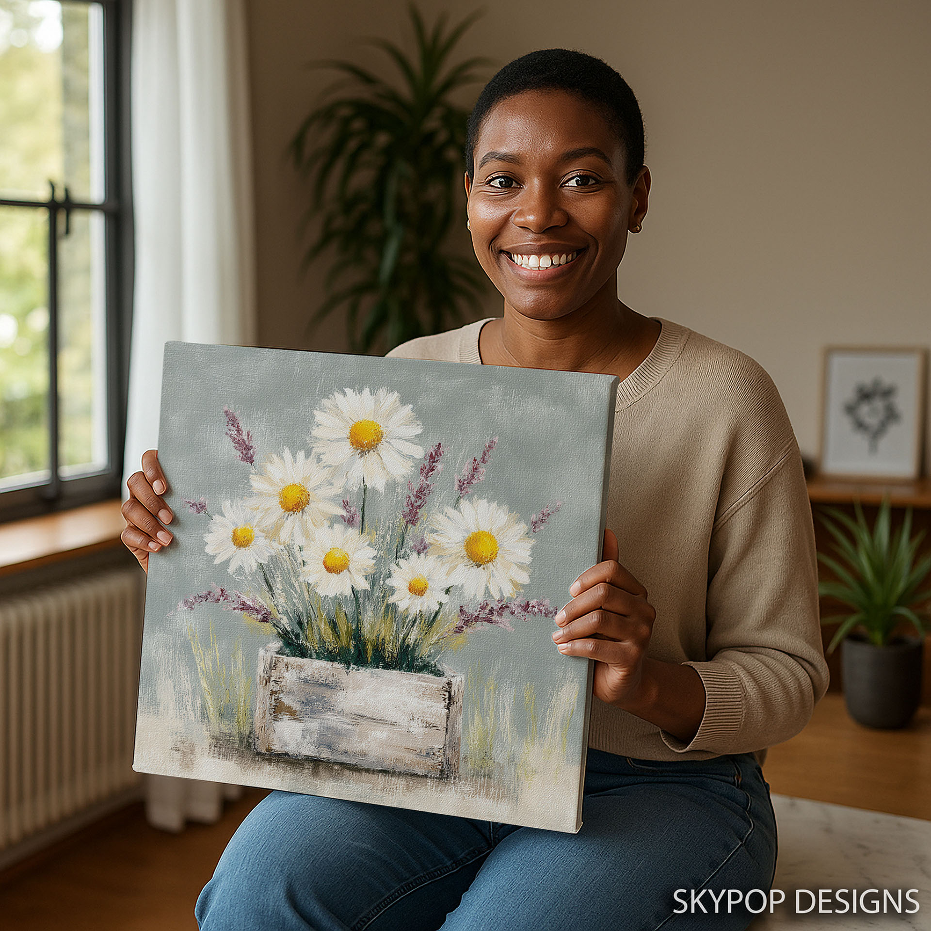 3.jpg Daisy Bouquet Art