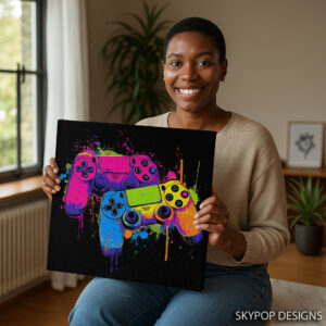 Neon Controllers Art