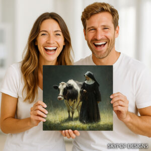 Cow Nun Art