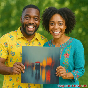 Rainy City Stroll Art