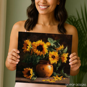 Sunflower Bouquet Art