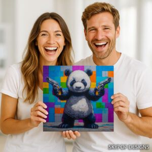 Panda Kung Fu Graffiti Art