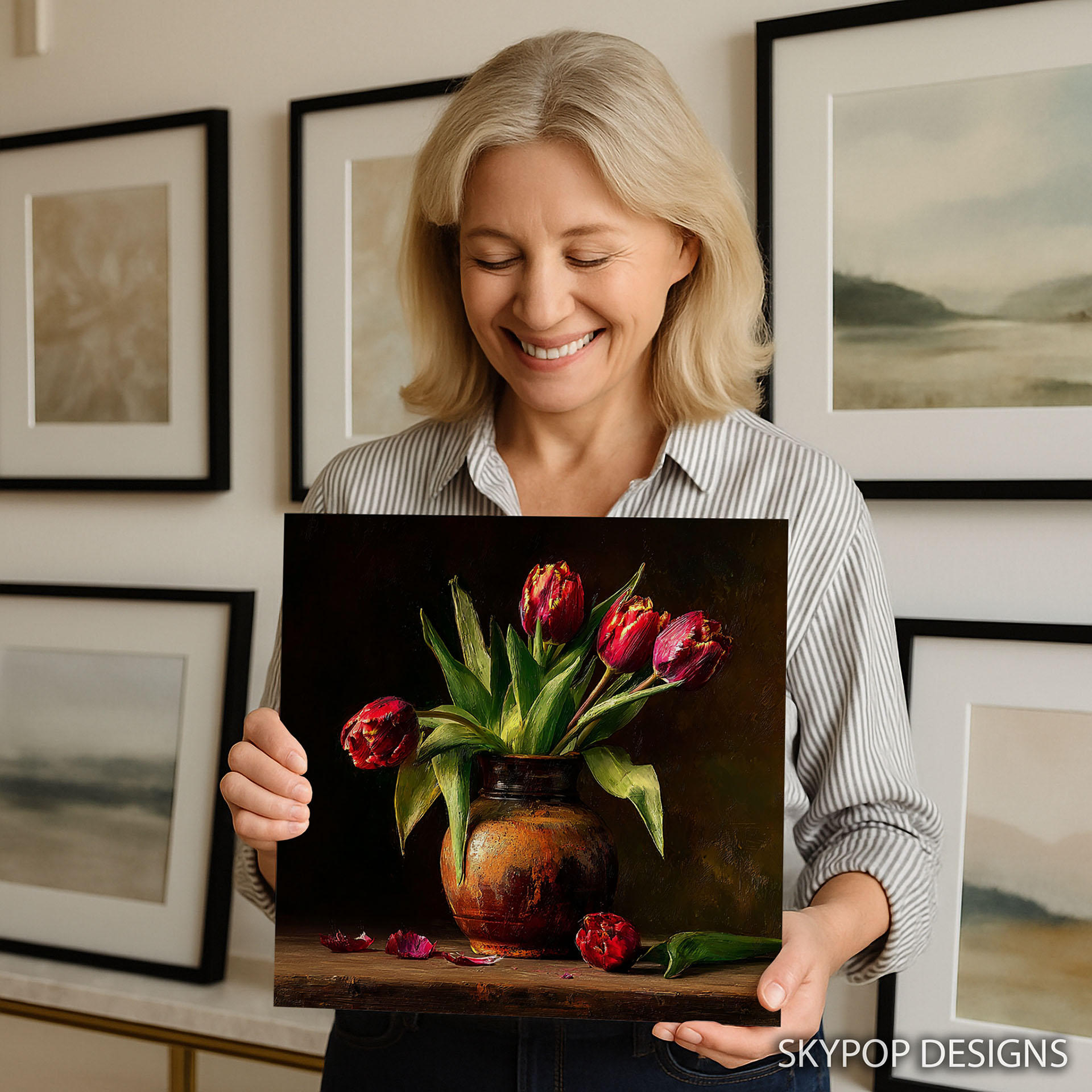 3.jpg Rustic Tulips Still Life Art