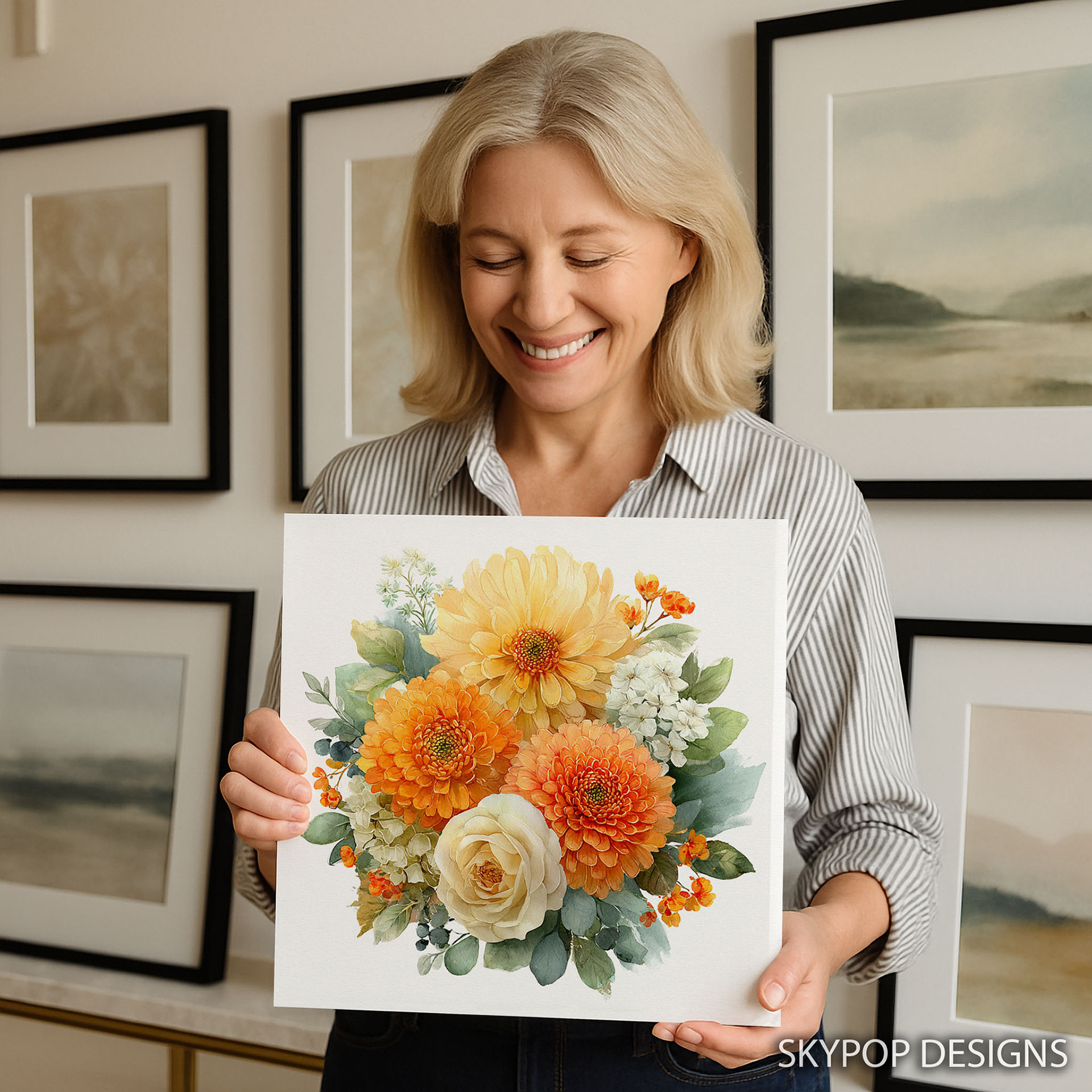 3.jpg Autumn Bloom Bouquet Art