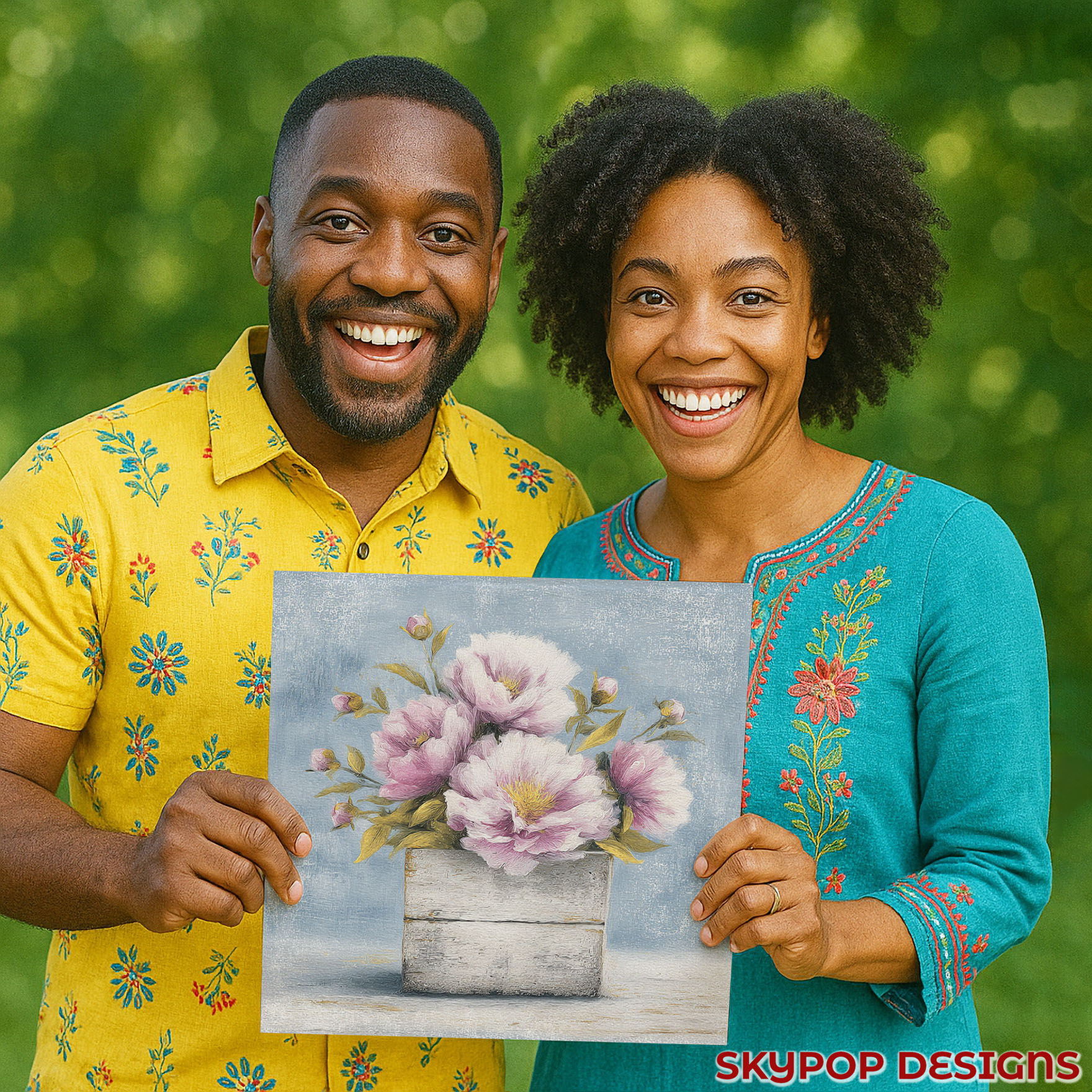 3.jpg Peony Bouquet Art